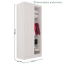 Ver imagem 3 de Guarda-roupa de Canto Modulado 15 Portas 6 Gavetas Inglaterra