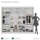 Ver mais imagens de Guarda-Roupa de Canto Modulado 15 Portas 6 Gavetas Inglaterra Branco