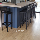 Ver imagem 6 de Kit 3 Banquetas  Alta Industrial Estofada - Courino Preto