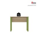 Ver mais imagens de Escrivaninha Mesa Escritório PE25 90cm Noce Naturalle e Verde Miró Cinza/Marromle