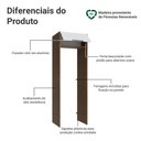 Ver imagem 3 de Porta-geladeira 73 Cm 1 Porta Basculante Rustic/branco Stella Madesa