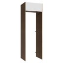Ver imagem 1 de Porta-geladeira 73 Cm 1 Porta Basculante Rustic/branco Stella Madesa