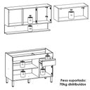 Ver imagem 4 de Cozinha Modulada 3 Pecas Balcao Pia Line Ktp Gris Cp Freijo