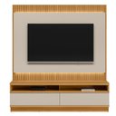 Ver imagem 3 de Rack para Sala com Painel para Tv 70 Pol Led 180cm Spencer L05 Tauari Off White Fosco - Lyam Decor