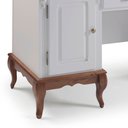 Ver imagem 4 de Escrivaninha Hannover 2 Portas e 2 Gavetas Divisor de Ambiente 60813 Linz Moveis - Off White/imbuia