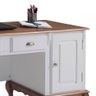 Escrivaninha Hannover 2 Portas e 2 Gavetas Divisor de Ambiente 60813 Linz Moveis - Off White/imbuia - 6