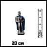 Imagem Estatua Ogum Xoroque 20Cm Gesso - 2