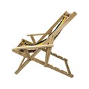 Ver imagem 3 de Cadeira Espreguiçadeira em Madeira Natural Dobrável