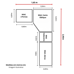 Guarda Roupa Modulado Casal Safira 008 em Mdf com 8 Portas e 4 Gavetas - 5 Guarda Roupa Modulado Casal Safira 008 em Mdf com 8 Portas e 4 Gavetas - 5
