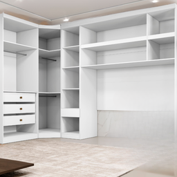 Guarda Roupa Modulado Casal Safira 008 em Mdf com 8 Portas e 4 Gavetas - 3 Guarda Roupa Modulado Casal Safira 008 em Mdf com 8 Portas e 4 Gavetas - 3