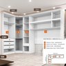 Guarda Roupa Modulado Casal Safira 008 em Mdf com 8 Portas e 4 Gavetas - 3