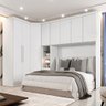 Guarda Roupa Modulado Casal Safira 008 em Mdf com 8 Portas e 4 Gavetas - 1