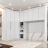 Guarda Roupa Modulado Casal Safira 008 em Mdf com 8 Portas e 4 Gavetas - 2
