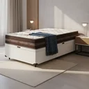 Ver imagem 1 de Cama Box Baú com Colchão de Molas Anjos Classic Pocket Solteiro King 96cm