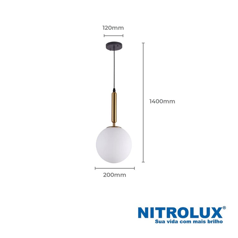 PENDENTE ORBE-005 1XE14 5200