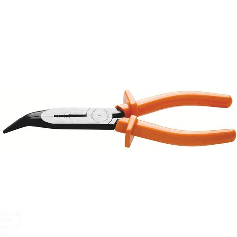 Alicate Meia Cana - Bico Longo Curvo Isolado 1.000 V 8" Tramontina Pro Tramontina