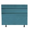 Cabeceira Estofada Argentina 140cm Casal Para Cama Box Quarto Suede Azul Turquesa - Ahazzo Móveis AH - 2