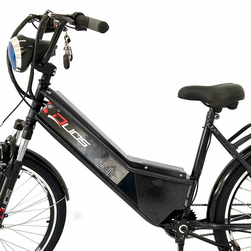 Bicicleta Elétrica - Aro 24 - Duos Confort - 800w 48v 15ah - Preto - Duos Bike - 3