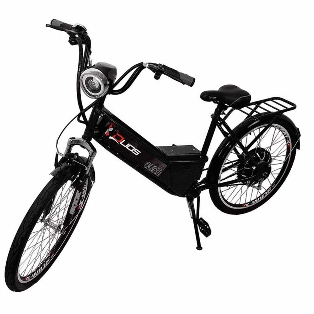 Bicicleta Elétrica - Aro 24 - Duos Confort - 800w 48v 15ah - Preto - Duos Bike - 1
