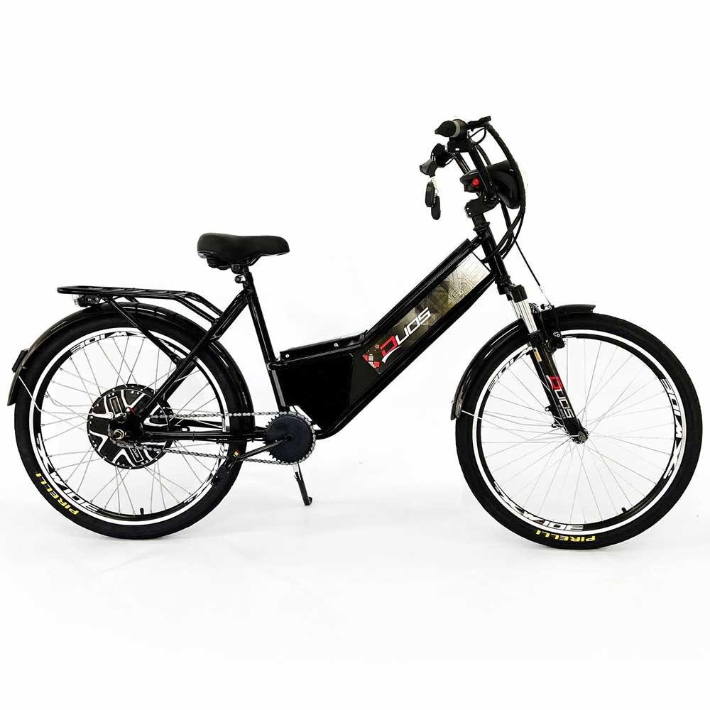 Bicicleta Elétrica - Aro 24 - Duos Confort - 800w 48v 15ah - Preto - Duos Bike - 2