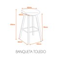 Ver imagem 2 de Banqueta Alta Polipropileno Toledo