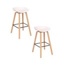 Ver imagem 1 de Kit 2 Banquetas Alta Polipropileno Toledo Fratini