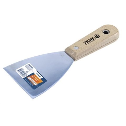 Espátula Aço Inox Cabo Madeira 5 R 2153 P.tigre