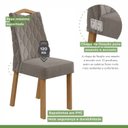 Ver imagem 5 de Kit com 6 Cadeiras para Sala de Jantar Vênus