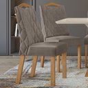 Ver mais imagens de Kit com 6 Cadeiras para Sala de Jantar Vênus