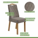 Ver imagem 7 de Kit com 6 Cadeiras para Sala de Jantar Vênus