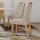 Ver mais imagens de Kit com 6 Cadeiras para Sala de Jantar Vênus