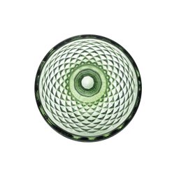 Conjunto 6 Taças 325 Ml P/água de Vidro Bico de Abacaxi Verde Lyor 6465 - 4