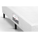 Ver imagem 4 de Cama Box Base Universal Queen Poli Tecido White (158x198x23) - Castor