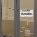 Ver imagem 6 de Armário de Cozinha com Balcão e Tampo 11 Portas 4 Gavetas Pérola 100% Mdf Vidro Reflecta Amêndoa/chu