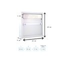 Ver imagem 2 de Caixa Correio Carta Grade/embutir Branca + 3 Números Pl Colonial