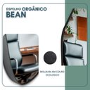 Ver imagem 7 de Espelho Orgânico 70cm X 50cm Bean Moldura em Couro Ecológico Preto