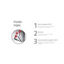 Ver imagem 4 de Wok Tramontina Solar Silicone em Aço Inox com Fundo Triplo e Tampa de Vidro 28 Cm 3,3 L
