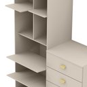 Ver imagem 6 de Cômoda para Quarto 2 Portas 4 Gavetas 120cm Tulsa V01 Fendi - Lyam Decor