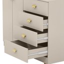 Ver imagem 7 de Cômoda para Quarto 2 Portas 4 Gavetas 120cm Tulsa V01 Fendi - Lyam Decor