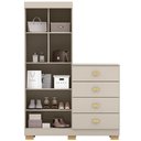Ver imagem 6 de Cômoda para Quarto 2 Portas 4 Gavetas 120cm Tulsa V01 Fendi - Lyam Decor