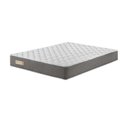 Ver imagem 1 de Colchão Viuva Ecoline Espuma D45 Veludine 128x188x25cm Cinza/Branco Ecoflex