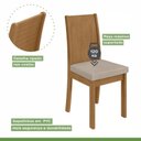 Ver imagem 5 de Kit com 4 Cadeiras para Sala de Jantar Athenas