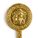 Ver imagem 6 de Jogo de 6 Colheres Versace Dourada com Enfeite na Base C: 13cm L: 03