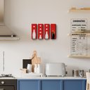 Ver imagem 2 de Refrigerante minimalista - Quadro ou placa decorativa com 4 peças - 15mm - Quadro decorativo (Borda 