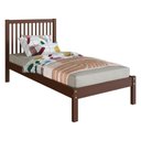 Ver imagem 4 de Cama de Solteiro de Madeira Maciça para Colchão 88x188cm Multimóveis Cr35277 Walnut