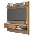 Ver imagem 5 de Painel para TV até 65 Polegadas Ripado 183x150cm Marrom Moon