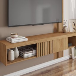 Painel para TV até 55 Polegadas com Ripado Moon  - 6