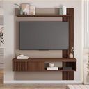 Ver imagem 2 de Painel Ripado para TV até 55 Polegadas 150CMX183CM Moon Marrom