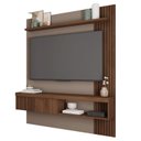 Ver imagem 5 de Painel Ripado para TV até 55 Polegadas 150CMX183CM Moon Marrom