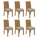 Ver imagem 2 de Kit com 6 Cadeiras para Sala de Jantar Athenas